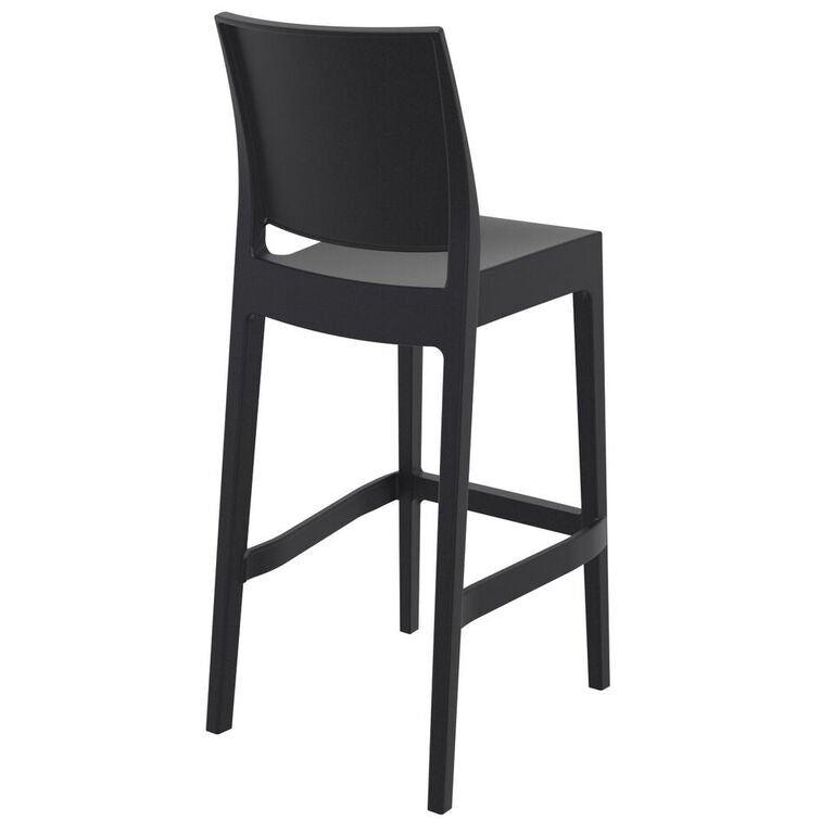 Compamia Maya Resin Barstool White/Black/Dark Gray/Dove Gray/Olive Green- Set of Two