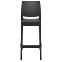 Compamia Maya Resin Barstool White/Black/Dark Gray/Dove Gray/Olive Green- Set of Two