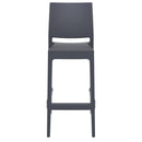Compamia Maya Resin Barstool White/Black/Dark Gray/Dove Gray/Olive Green- Set of Two