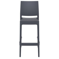 Compamia Maya Resin Barstool White/Black/Dark Gray/Dove Gray/Olive Green- Set of Two