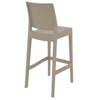 Compamia Maya Resin Barstool White/Black/Dark Gray/Dove Gray/Olive Green- Set of Two