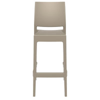 Compamia Maya Resin Barstool White/Black/Dark Gray/Dove Gray/Olive Green- Set of Two