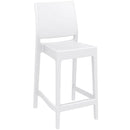 Compamia Maya Resin Barstool White/Black/Dark Gray/Dove Gray/Olive Green- Set of Two