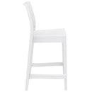 Compamia Maya Resin Barstool White/Black/Dark Gray/Dove Gray/Olive Green- Set of Two