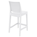 Compamia Maya Resin Barstool White/Black/Dark Gray/Dove Gray/Olive Green- Set of Two