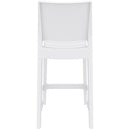 Compamia Maya Resin Barstool White/Black/Dark Gray/Dove Gray/Olive Green- Set of Two