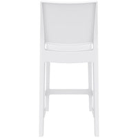 Compamia Maya Resin Barstool White/Black/Dark Gray/Dove Gray/Olive Green- Set of Two