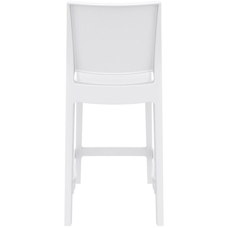 Compamia Maya Resin Barstool White/Black/Dark Gray/Dove Gray/Olive Green- Set of Two