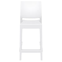 Compamia Maya Resin Barstool White/Black/Dark Gray/Dove Gray/Olive Green- Set of Two
