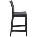 Compamia Maya Resin Counter Stool White/Black/Dark Gray/Dove Gray/Olive Green- Set of Two