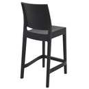 Compamia Maya Resin Counter Stool White/Black/Dark Gray/Dove Gray/Olive Green- Set of Two