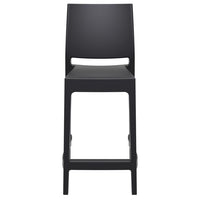 Compamia Maya Resin Counter Stool White/Black/Dark Gray/Dove Gray/Olive Green- Set of Two