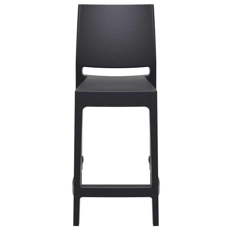 Compamia Maya Resin Counter Stool White/Black/Dark Gray/Dove Gray/Olive Green- Set of Two