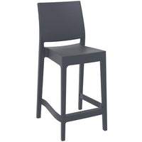 Compamia Maya Resin Counter Stool White/Black/Dark Gray/Dove Gray/Olive Green- Set of Two