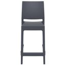 Compamia Maya Resin Counter Stool White/Black/Dark Gray/Dove Gray/Olive Green- Set of Two