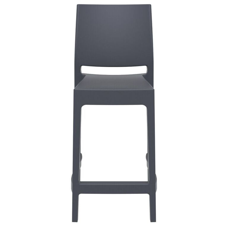 Compamia Maya Resin Counter Stool White/Black/Dark Gray/Dove Gray/Olive Green- Set of Two
