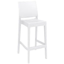 Compamia Maya Resin Counter Stool White/Black/Dark Gray/Dove Gray/Olive Green- Set of Two