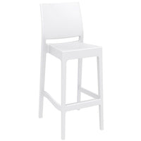 Compamia Maya Resin Counter Stool White/Black/Dark Gray/Dove Gray/Olive Green- Set of Two