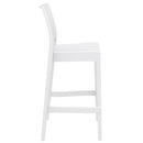 Compamia Maya Resin Counter Stool White/Black/Dark Gray/Dove Gray/Olive Green- Set of Two