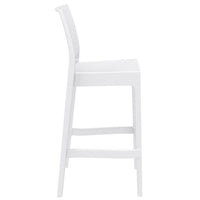 Compamia Maya Resin Counter Stool White/Black/Dark Gray/Dove Gray/Olive Green- Set of Two