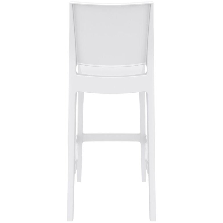 Compamia Maya Resin Counter Stool White/Black/Dark Gray/Dove Gray/Olive Green- Set of Two