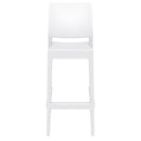 Compamia Maya Resin Counter Stool White/Black/Dark Gray/Dove Gray/Olive Green- Set of Two