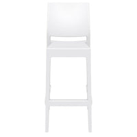 Compamia Maya Resin Counter Stool White/Black/Dark Gray/Dove Gray/Olive Green- Set of Two