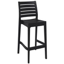 Compamia Ares Resin Barstool White/Black/Dark Gray/Dove Gray- Set of Two