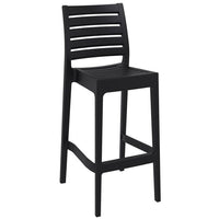 Compamia Ares Resin Barstool White/Black/Dark Gray/Dove Gray- Set of Two