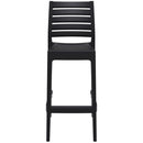 Compamia Ares Resin Barstool White/Black/Dark Gray/Dove Gray- Set of Two