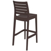 Compamia Ares Resin Barstool White/Black/Dark Gray/Dove Gray- Set of Two