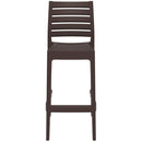 Compamia Ares Resin Barstool White/Black/Dark Gray/Dove Gray- Set of Two