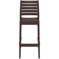 Compamia Ares Resin Barstool White/Black/Dark Gray/Dove Gray- Set of Two