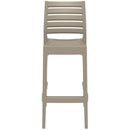 Compamia Ares Resin Barstool White/Black/Dark Gray/Dove Gray- Set of Two