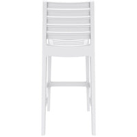Compamia Ares Resin Barstool White/Black/Dark Gray/Dove Gray- Set of Two