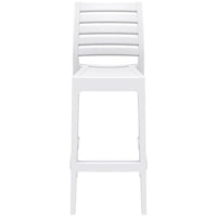 Compamia Ares Resin Barstool White/Black/Dark Gray/Dove Gray- Set of Two