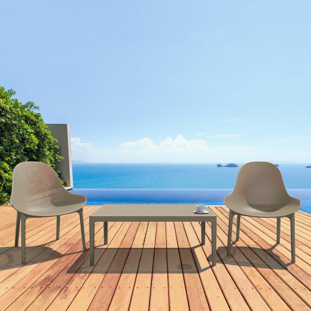 Compamia Sky Outdoor 39-inch Lounge Table