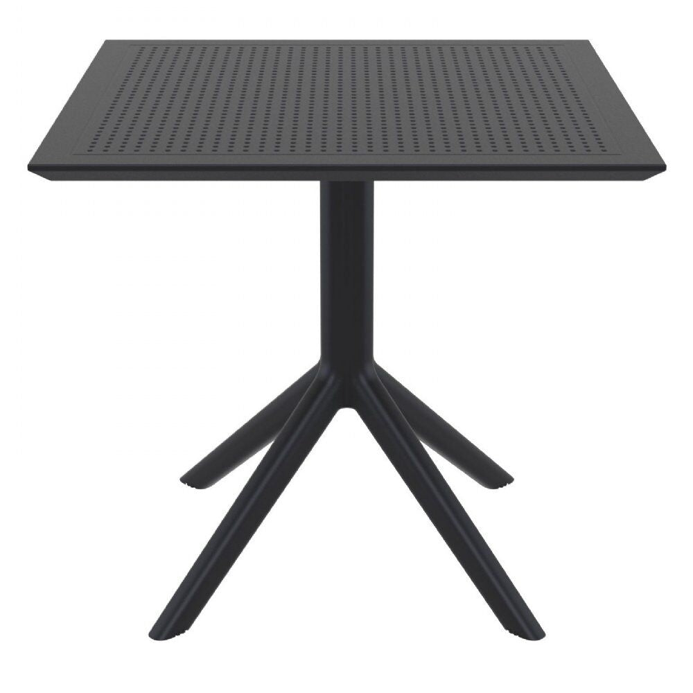 Compamia Sky Square Outdoor Lounge Table Black/White/Dark Gray, Dove Gray, Olive Green/White
