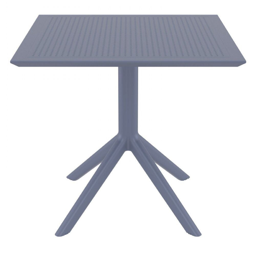 Compamia Sky Square Outdoor Lounge Table Black/White/Dark Gray, Dove Gray, Olive Green/White