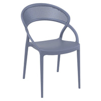 Compamia Sunset Patio Dining Set with 2 Chairs Dark Gray