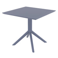 Compamia Sunset Patio Dining Set with 2 Chairs Dark Gray