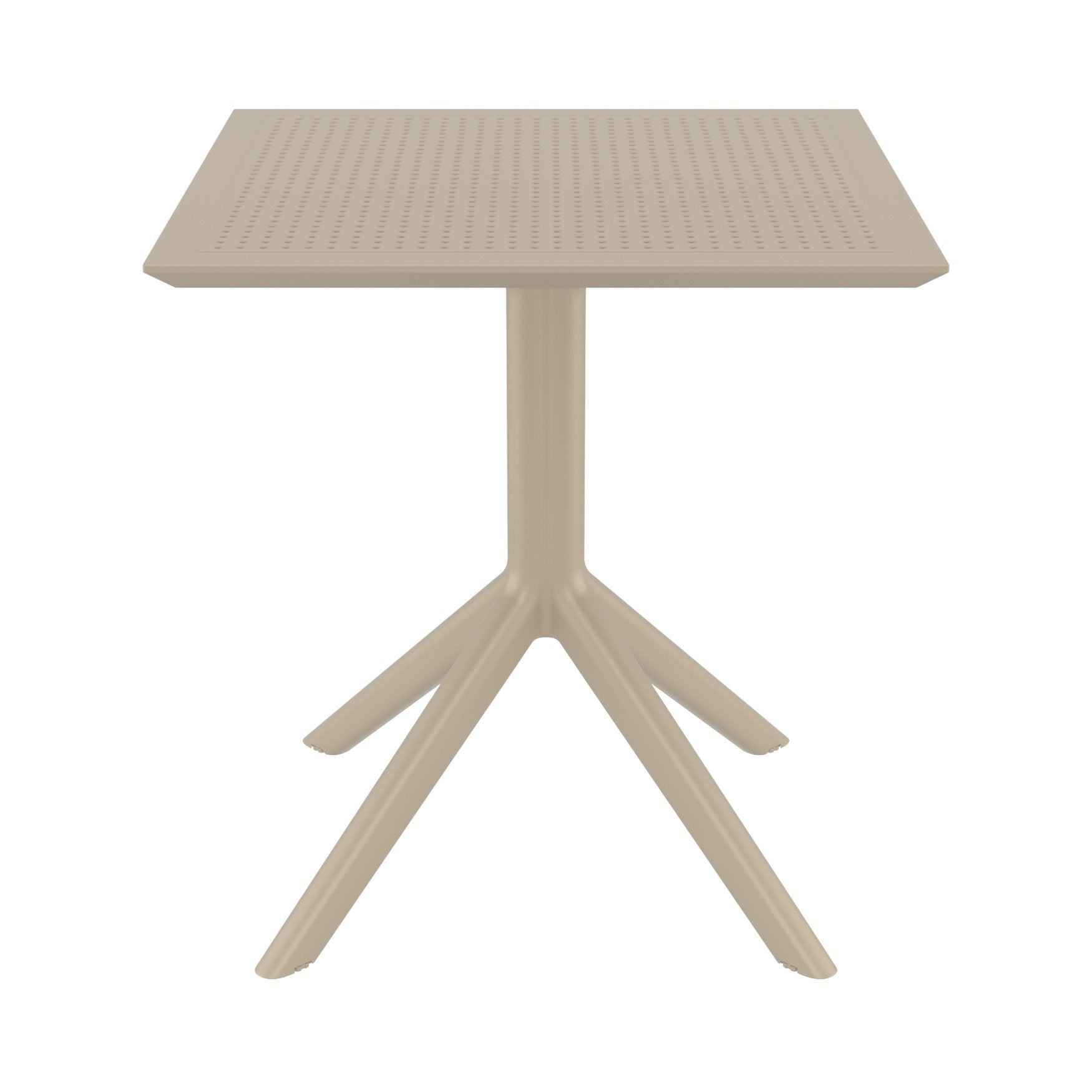 Compamia Sky Square Table 27 inch Taupe
