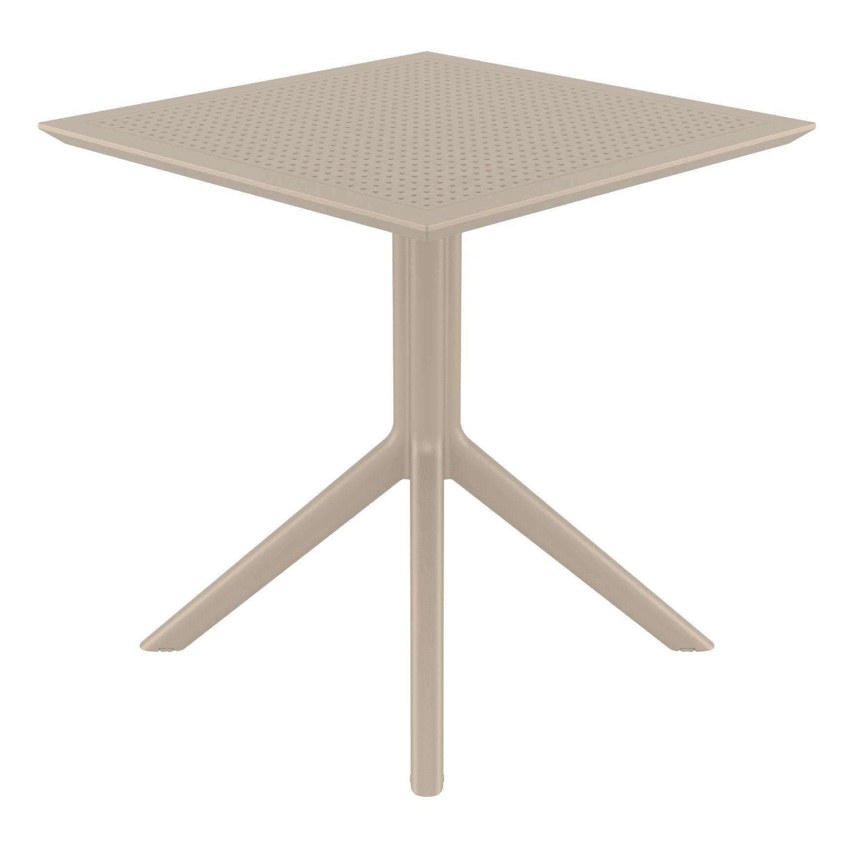 Compamia Sky Square Table 27 inch Taupe
