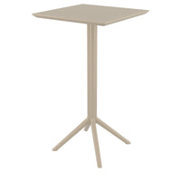 Compamia Sky Square Bar Table 24 inch Taupe