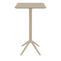 Compamia Sky Square Bar Table 24 inch Taupe