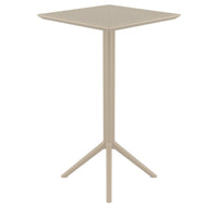 Compamia Sky Square Bar Table 24 inch Taupe