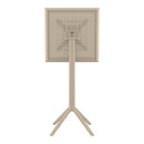 Compamia Sky Square Bar Table 24 inch Taupe