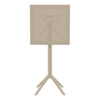 Compamia Sky Square Bar Table 24 inch Taupe