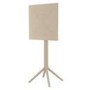 Compamia Sky Square Bar Table 24 inch Taupe