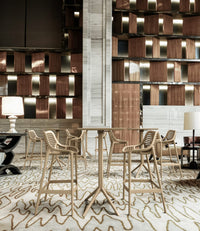 Compamia Sky Square Bar Table 24 inch Taupe